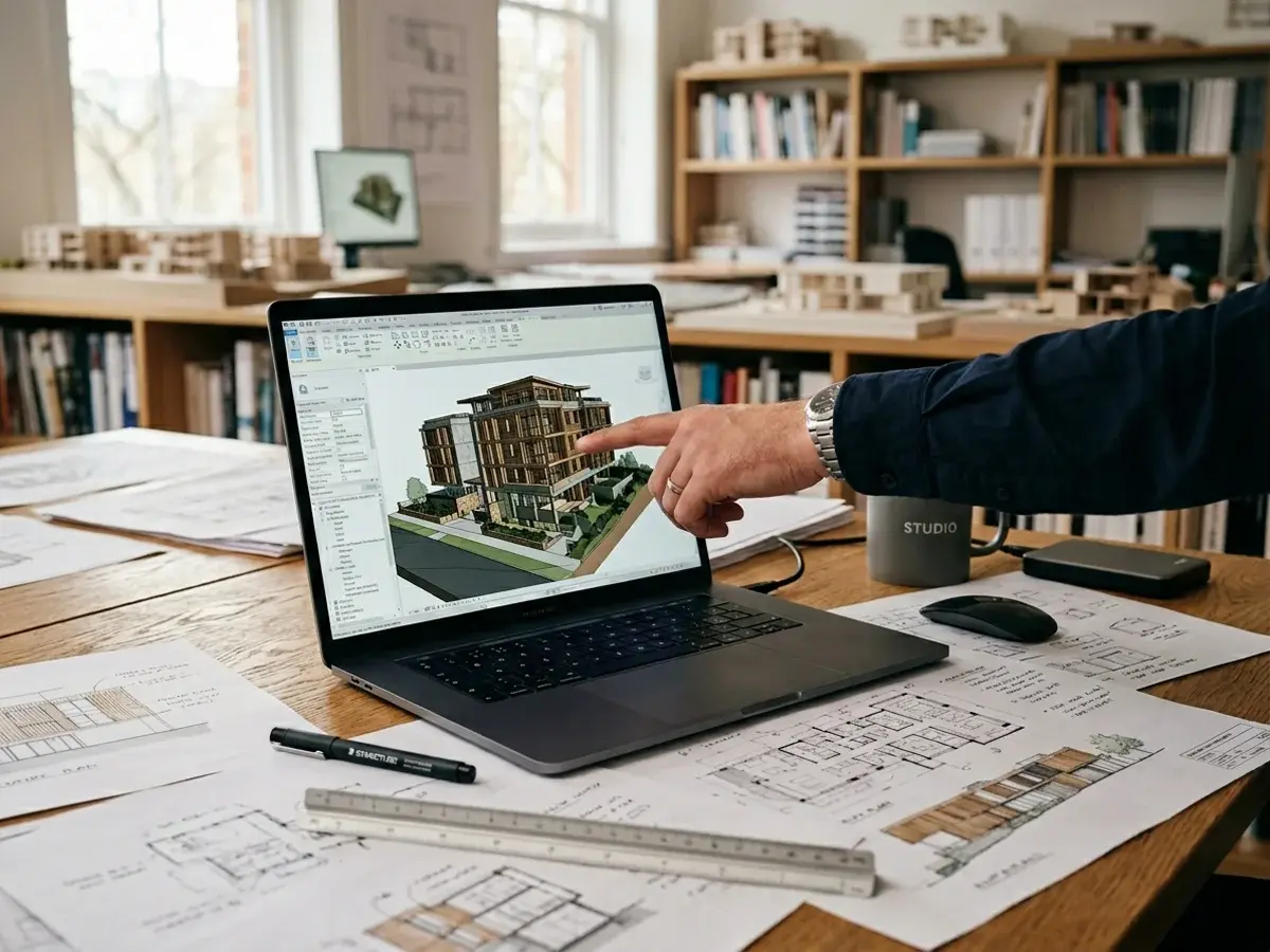render arquitectónco